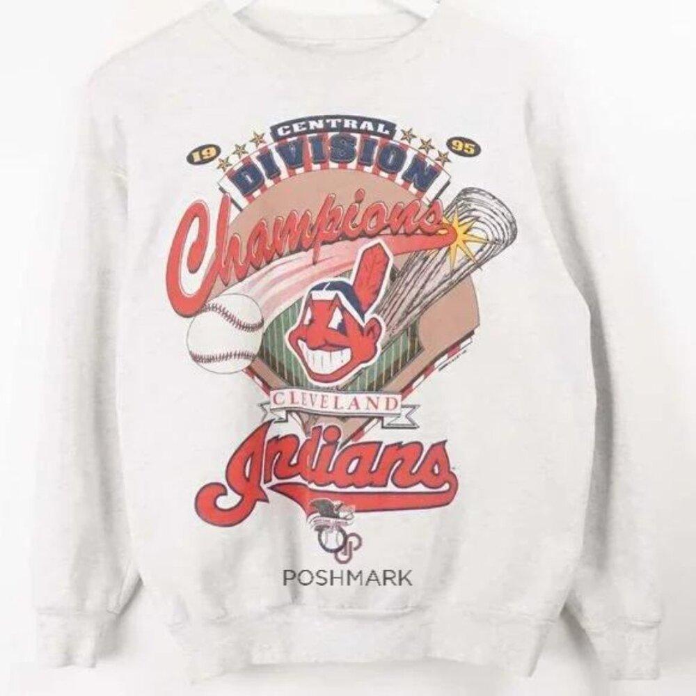 Cleveland Indians Sweater Men Women 1995 White